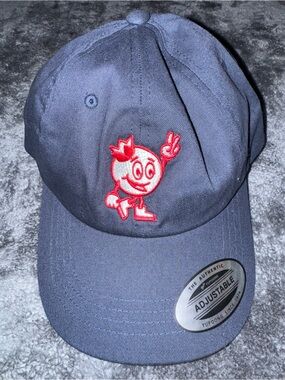 The Classic Navy Cotton Baseball Cap with Gold Logo